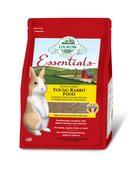 Oxbow Essentials Bunny Basics Young Rabbit Food - Click Image to Close